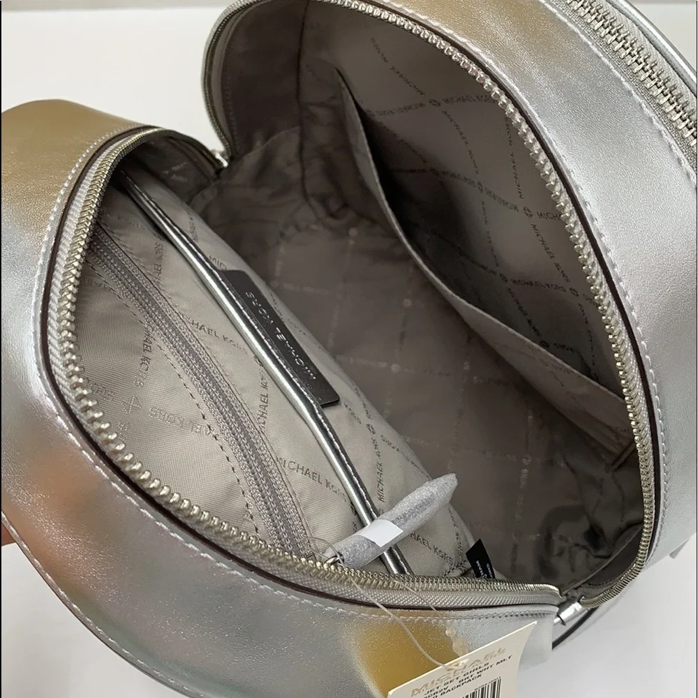 MICHAEL KORS ADINA MEDIUM BACKPACK BRIGHT WHITE MULTI COLOR